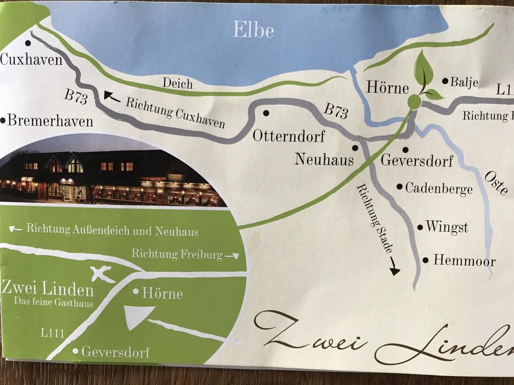 Hotel Zwei Linden - Links Der Elbe - Niedersachsen Balje Luaran gambar